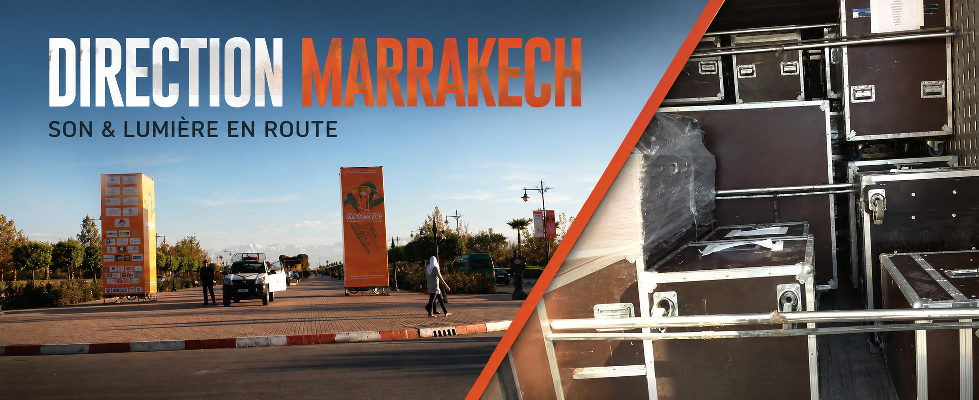 transport de matériel vers le Maroc